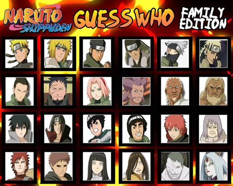 Naruto Guess Who